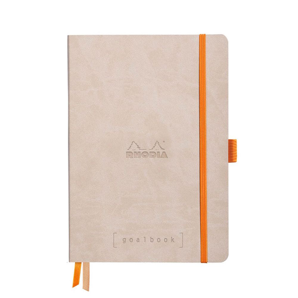 Записная книжка Rhodiarama Goalbook в мягкой обложке A5 точка 90 гр Beige (117574C)
