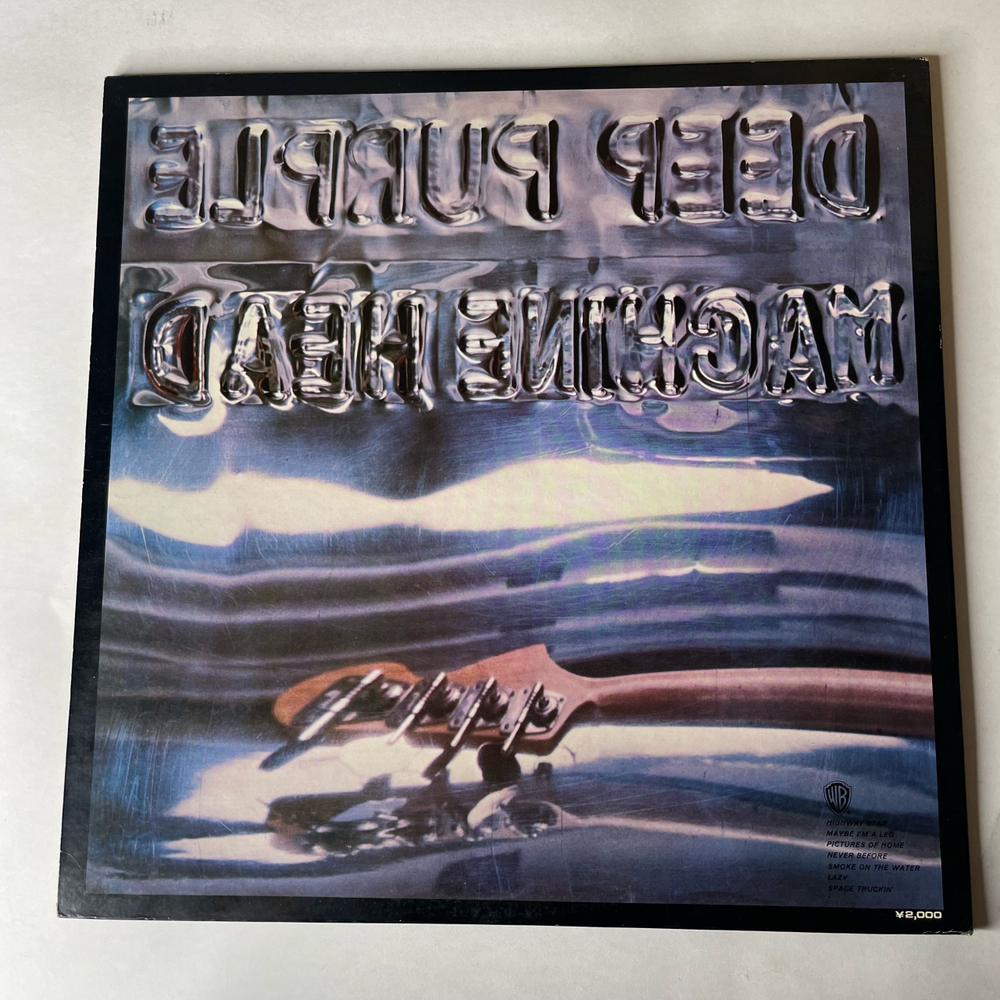 Винтажная виниловая пластинка LP Deep Purple Machine Head (Япония 1974) (Без Оби) (Первый Пресс, Болтоный Ворнер)