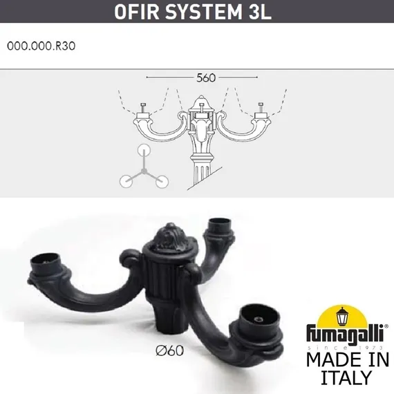 Консоль Ofir 000.000.R30.A0 Fumagalli