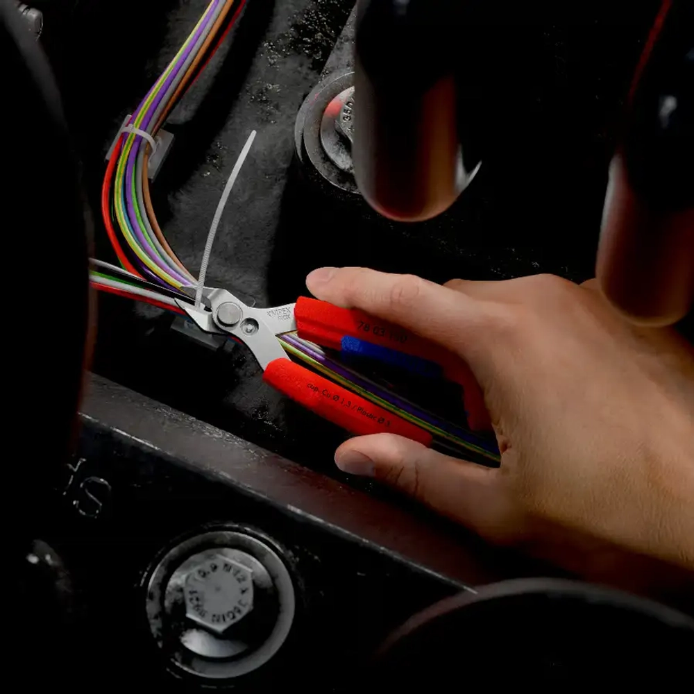 Кусачки Electronic Slim Knips 150 мм KNIPEX 78 03 150