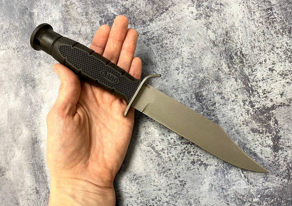 Нож Разведчик НР-43 Вишня, сталь AUS6, ножны ABS, Saro