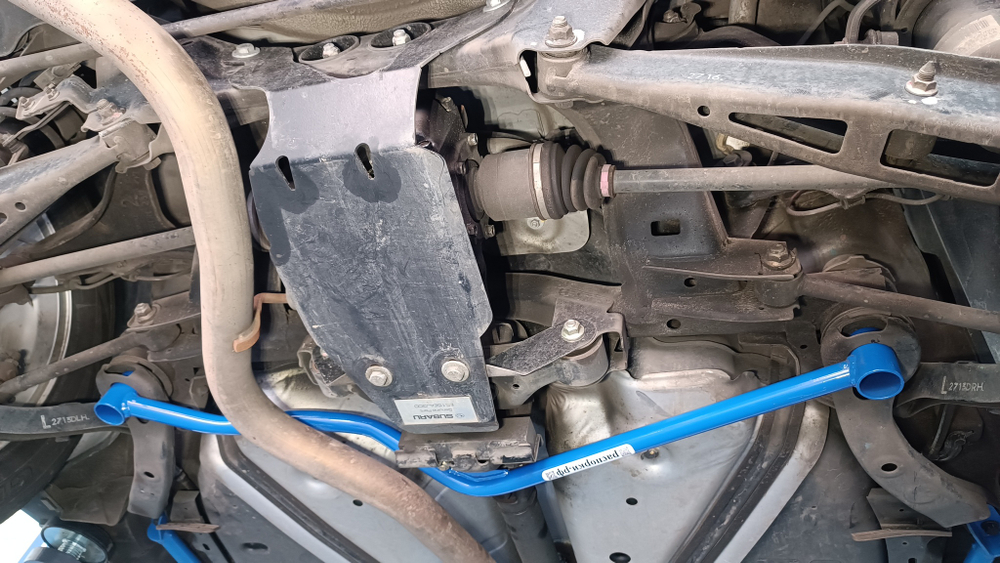 Усилитель заднего подрамника спереди Subaru Outback 4 (BR) и Subaru Forester 3 (SH) (ПОД ЗАКАЗ)
