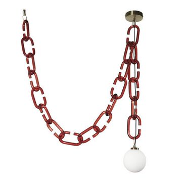 Подвесной светильник 1*G9 10128C Red красный Chain LOFT IT