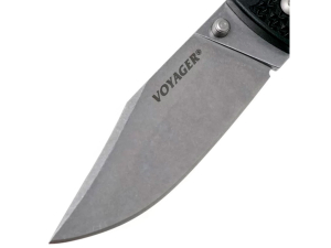 Нож складной Cold Steel Voyager Clip Large Plain AUS10A Griv-Ex (CS-29AC)