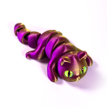 Мини котёнок игрушка антистресс, 10 см., фиолетово-золотой