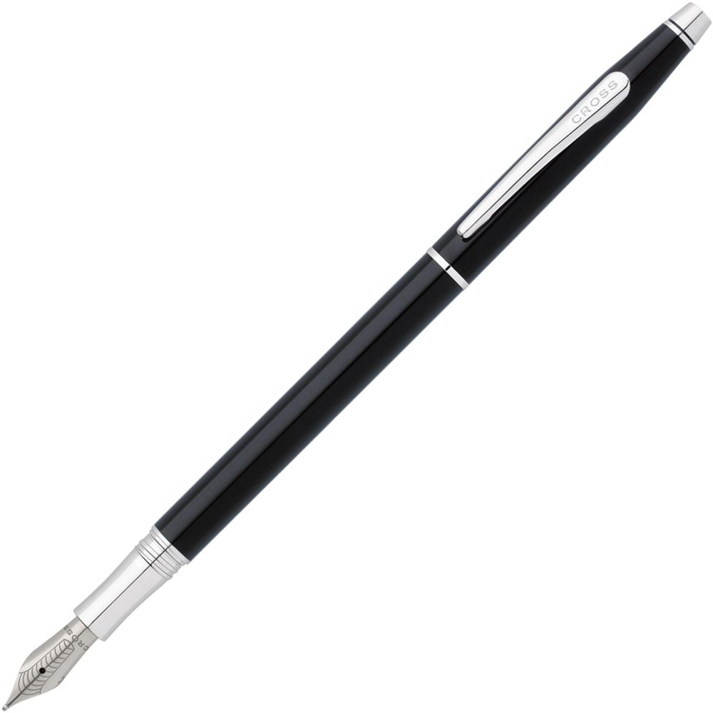 Перьевая ручка Cross Century Classic черная CT перо сталь F (AT0086-77FS)