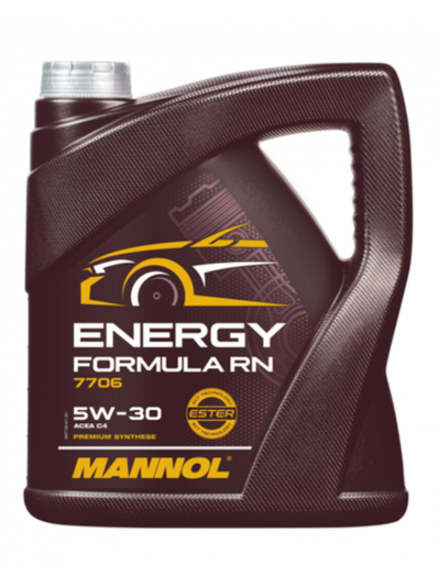 Масло моторное MANNOL 7706 Energy Formula RN 5W-30 ACEA:C4 RENAULT RN0720; 4л