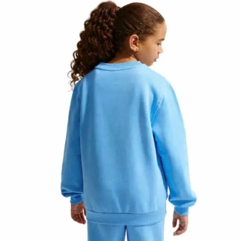 Кофта для девочки теннисная Nike Kids Sportswear Club Fleece - footМяч blue/white