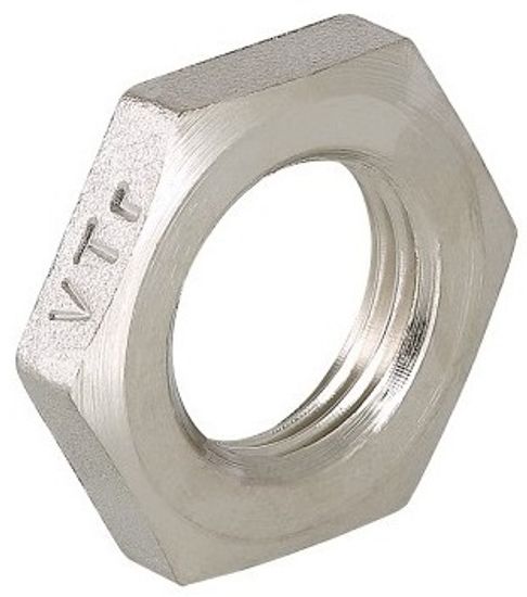 Контргайка Valtec 3/4" ГОСТ латунная никелированная VTr.656.N.0005