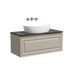 Тумба подвесная Sancos Very, Beige Soft 995х445х406, под столешницу без отверстия под смеситель, цвет Black Sky, арт. VR100CE