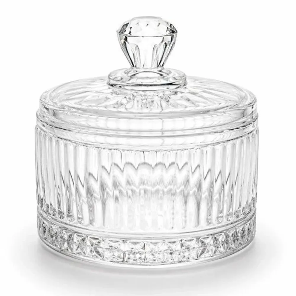 Сахарница высокая "Полосы" (х48) GLASS JAR