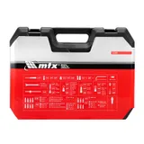 Набор инструментов, 1/2", 3/8", 1/4", пластиковый кейс 215 предметов MTX — фото 4