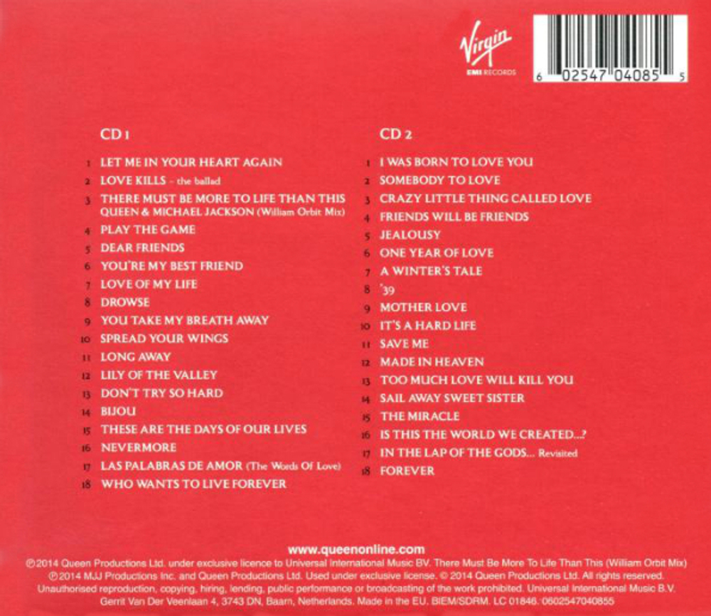 Queen / Queen Forever (Deluxe Edition)(2CD)