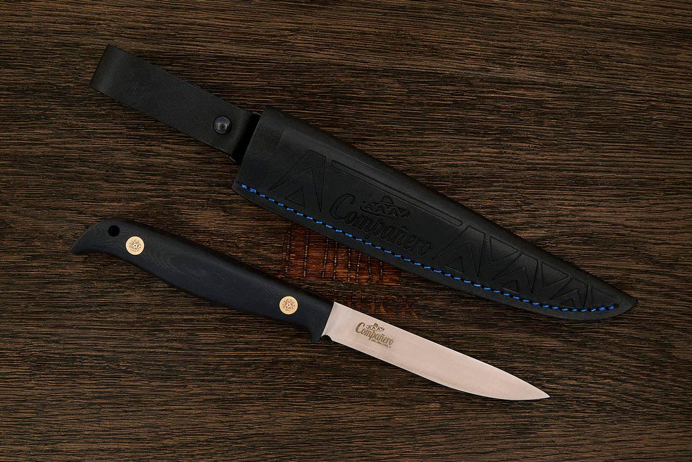 Нож туристический (разделочный) Kizlyar Supreme Companero, клинок 110мм, AUS-10Co, G10