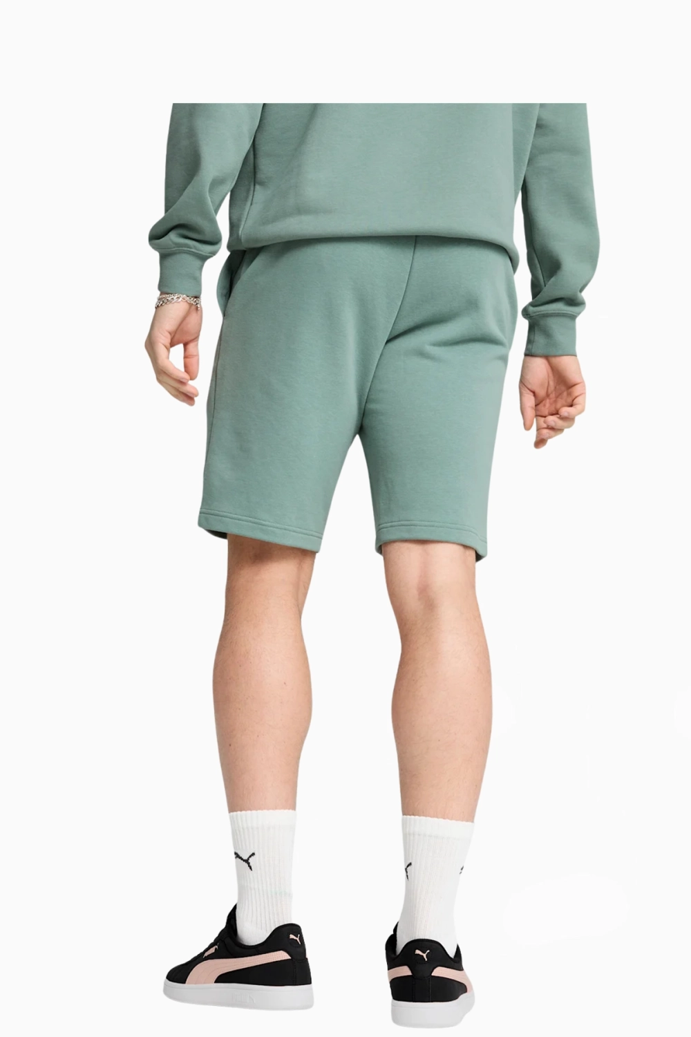 Шорты Puma Essentials No. 1 Logo - зеленый
