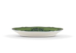 Блюдо овальное Richard Ginori Oriente Italiano Malachite (34 см)