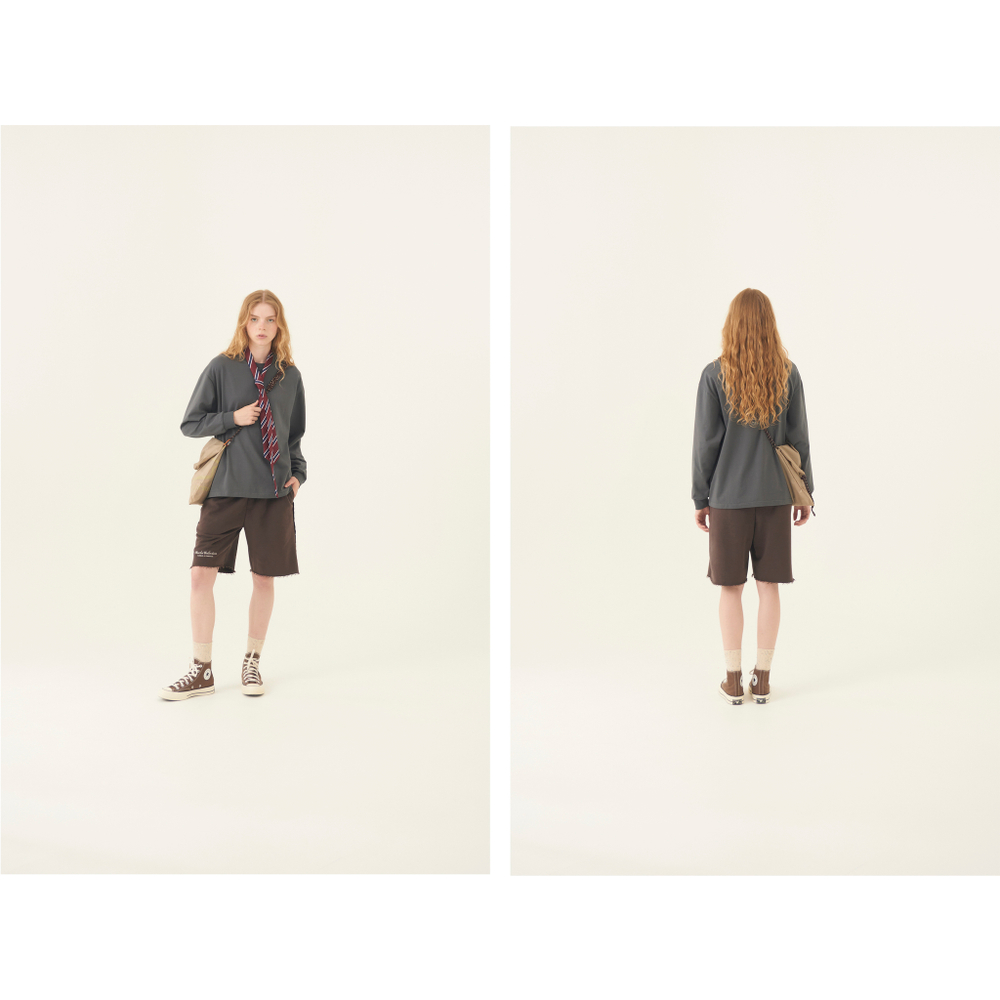 Лонгслив Called a Garment Essential "Smoky Grey"