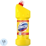Средство для сантехники чистящее Domestos Лимонная свежесть 1.5 л для чистки ванн и душевых/для уборки туалета и ванной