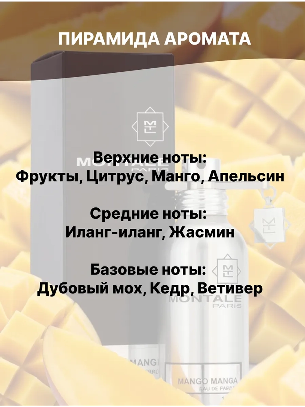 Отдушка Montale Mango manga 50 гр