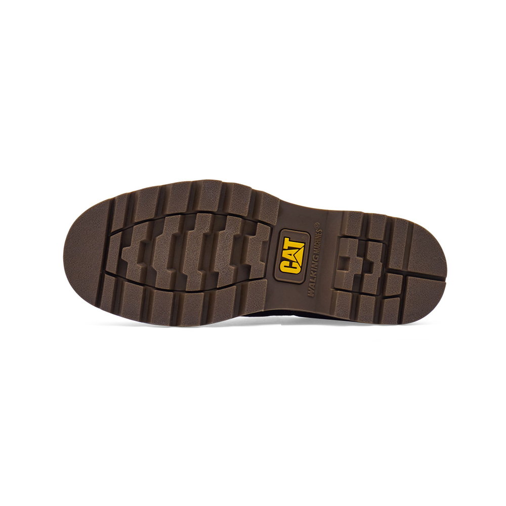 CAT Work Boots Men"s Dark Brown