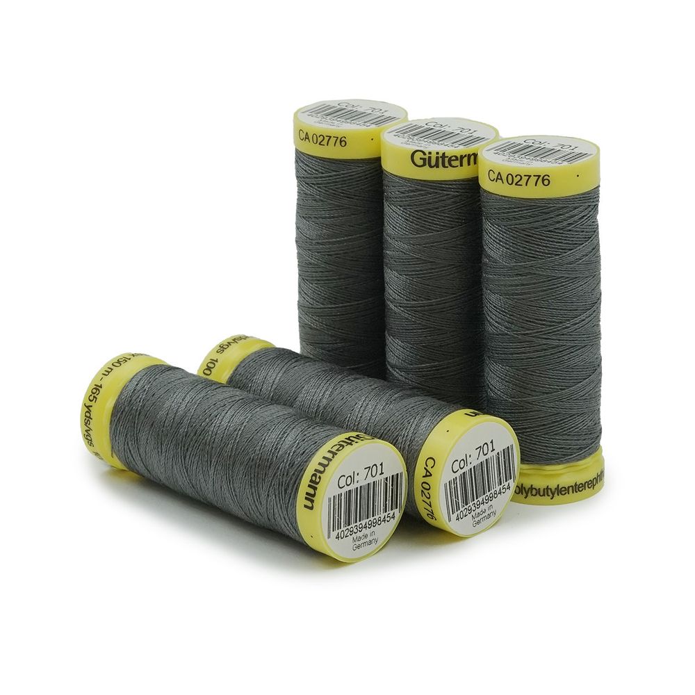 Нитки для трикотажа Gutermann Maraflex 120 (150 метров), 5 кат. | 702 мышино-серый