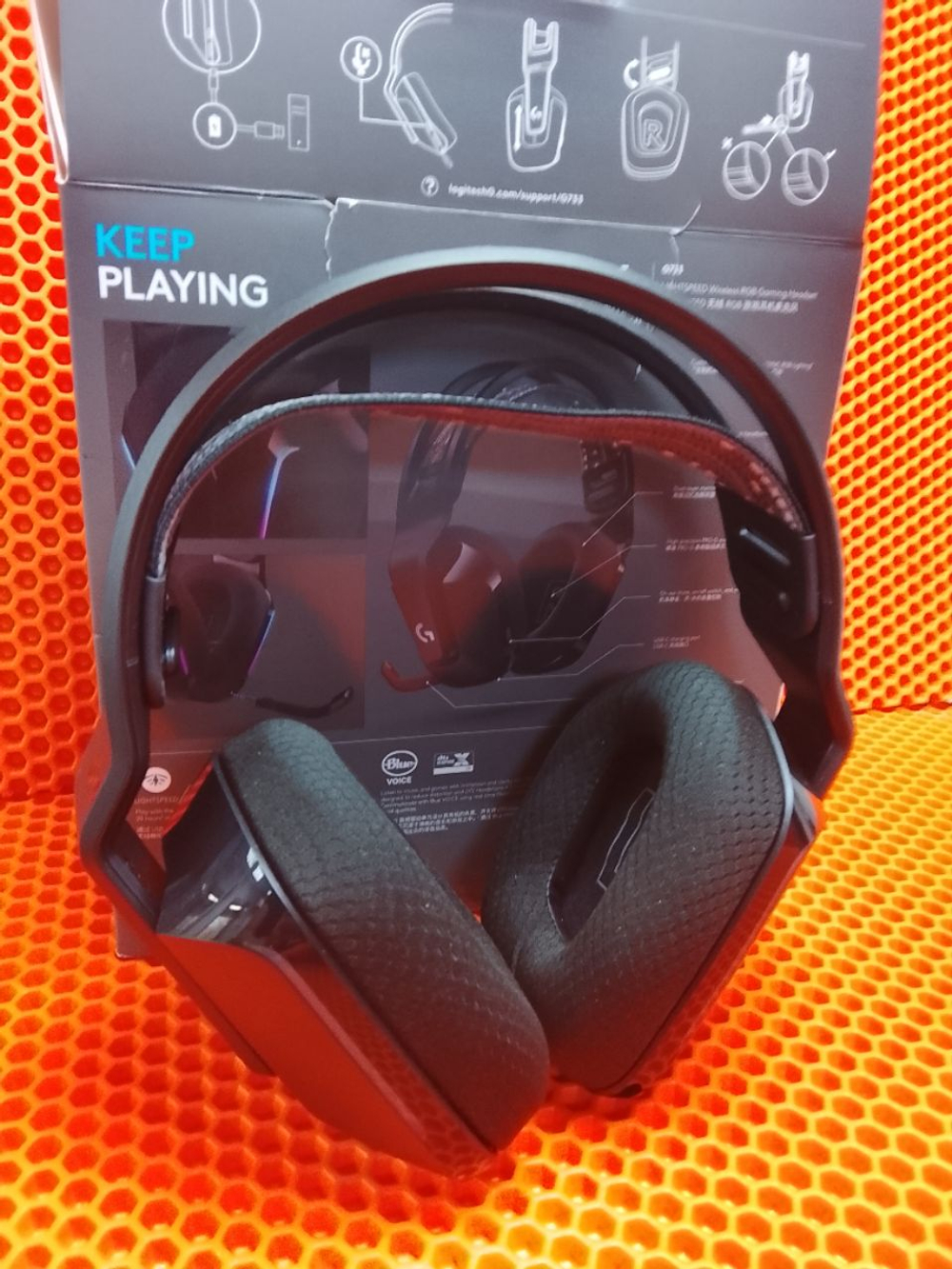 Наушники Полноразмерные игровые logutech g733