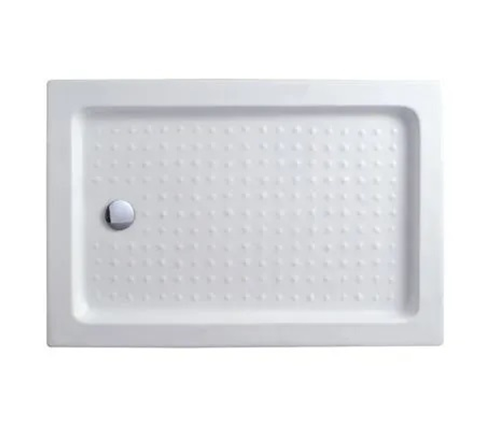Поддон акриловый 110х80 Cezares TRAY-A-AH-110/80-15-W с сифоном