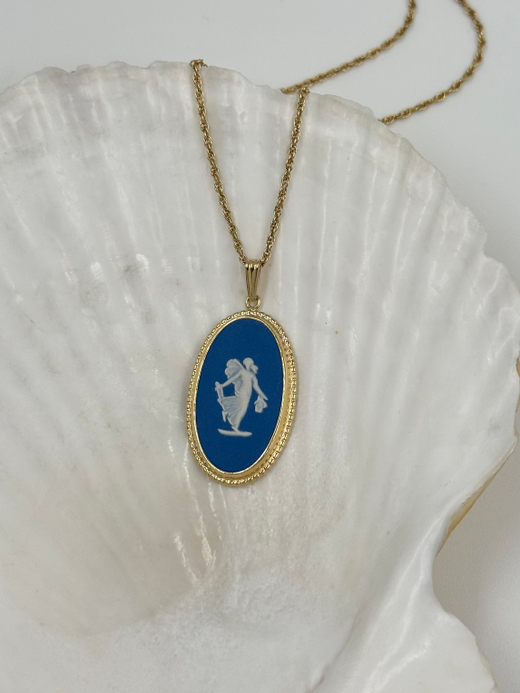 Кулон Wedgwood синий