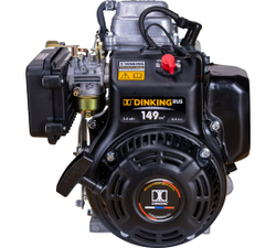 Двигатель DK165F/P 4.4 л.с., вал тип S, ручной стартер, датчик масла Dinking ДВИ103