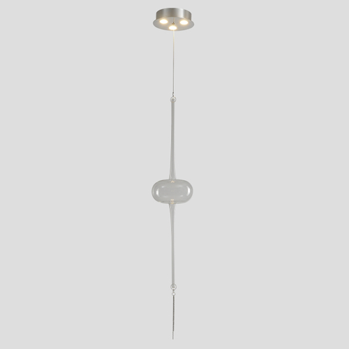 Подвесной светодиодный светильник Crystal Lux GLASS SP3W LED CHROME