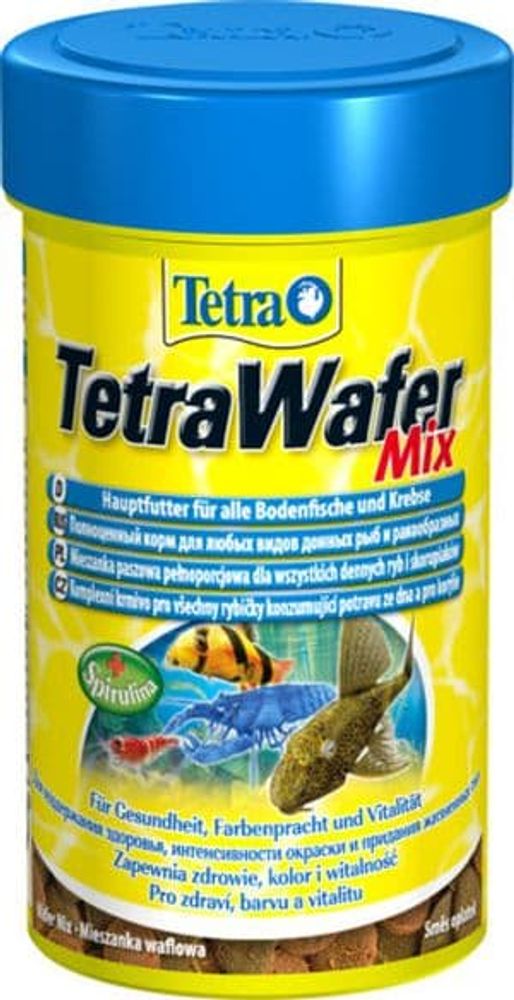 TetraWaferMix корм-чипсы для всех донных рыб 100 мл TetraWaferMix корм-чипсы для всех донных рыб 100 мл