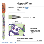 Ручка шариковая 0.5мм синяя "HappyWrite. Kawaii Animals.Мишка" (Bruno Visconti)