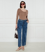 Джинсы Guess Jeans - темно-синий(W5RA1R D5M43)