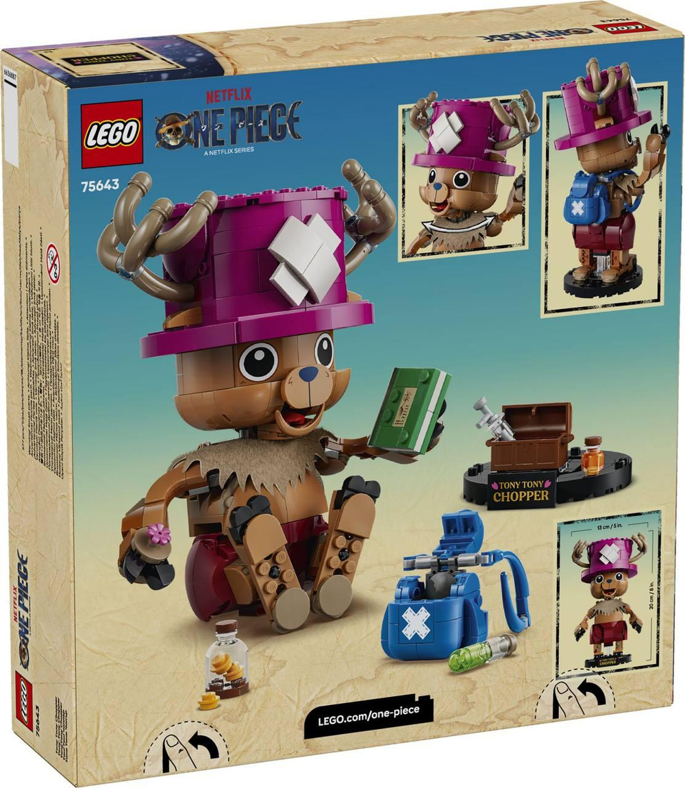 Конструктор Лего Ван Пис Тони  Чоппер 75643 LEGO One Piece Tony Chopper фигурка 577 деталей 9+