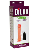 Крупный реалистичный вибратор на присоске с большой головкой UltraSkin Vibro Realistic (Цвет: телесный)