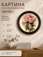 Картина на стену для интерьера в раме на холсте 37 см