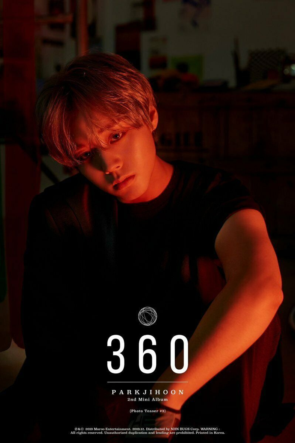 Альбом Park Jihoon - 360 2nd Mini Album 3 Version SET