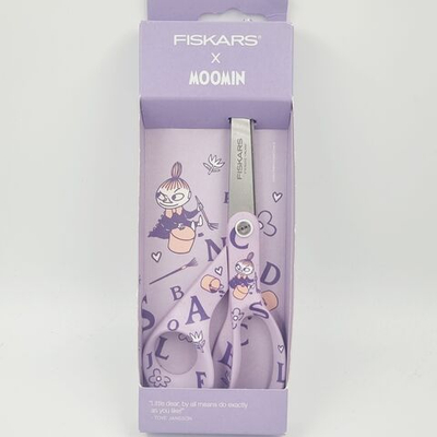 Ножницы Moomin универсальные, ABC (алфавит), сиреневые, 21 см (из Финляндии)