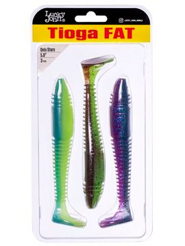 Виброхвосты съедоб. искусст. LJ Pro Series TIOGA FAT 5.8in (14.70)/MIX2 3шт.