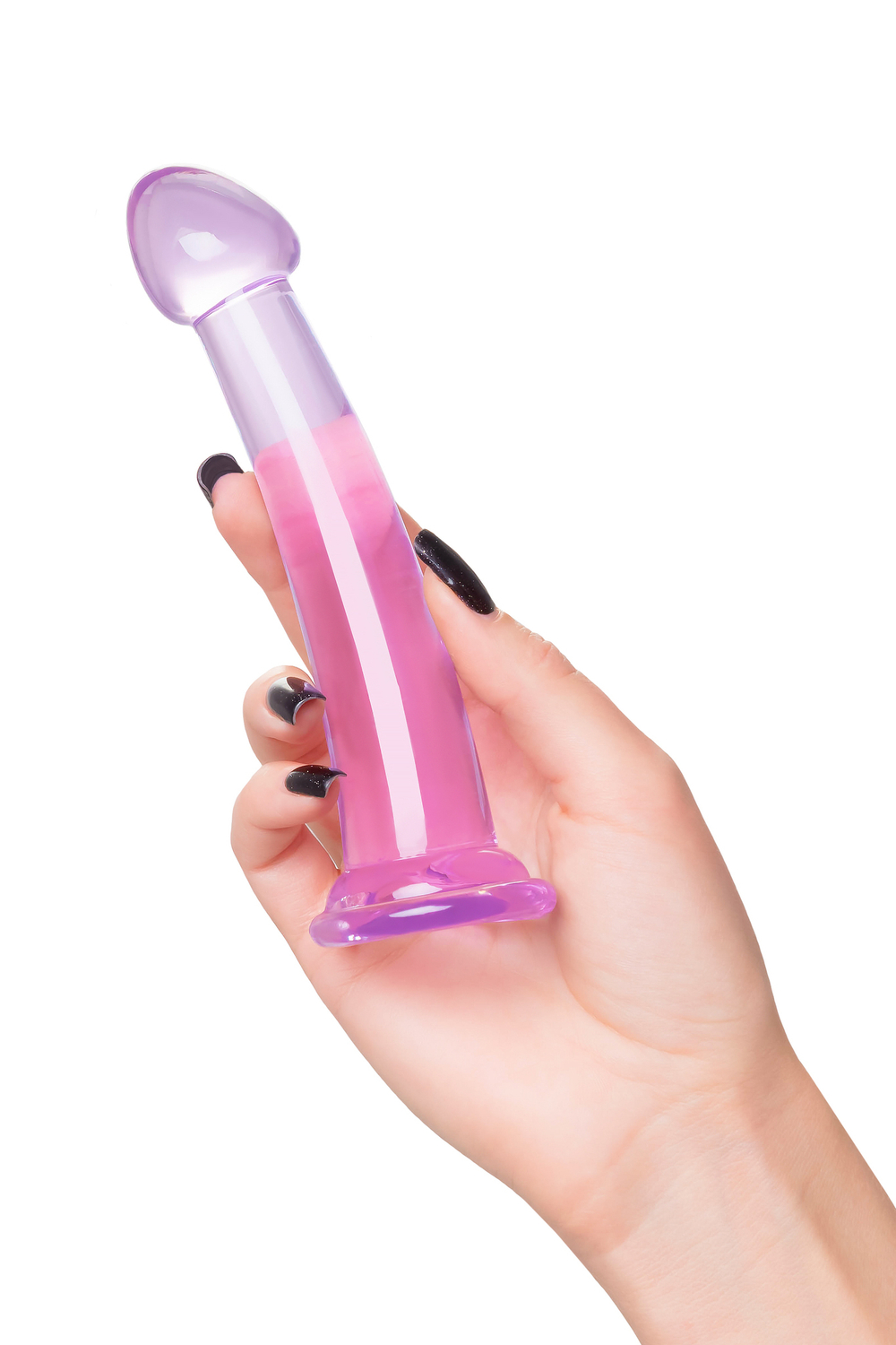 Нереалистичный фаллоимитатор Jelly Dildo фиолетовый 15,5 см