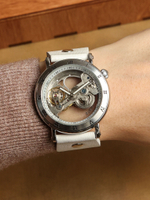 Часы скелетоны механические Power White YOURTIME