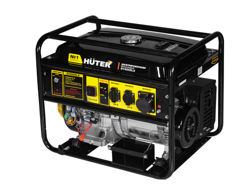 Портативный бензогенератор HUTER DY8000LX - [6,5 кВт / 220V] эл. старт