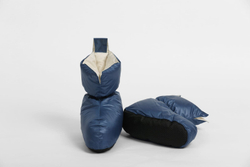 Носочки-сапожки пуховые German Grass Comfort Socks Travel Indigo синие Синий
