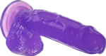 Фиолетовый реалистичный фаллоимитатор Mr. Bold L - 18,5 см.