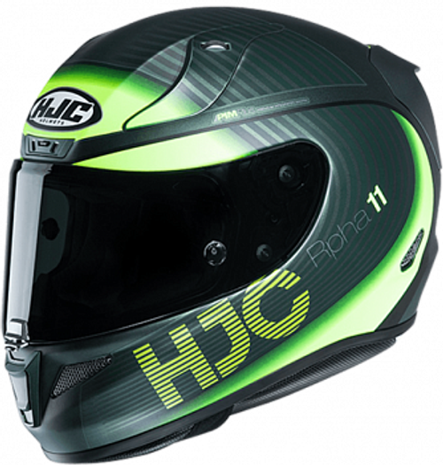 Купить Мотошлем Интеграл HJC RPHA11 Bine MC4HSF / Зеленый