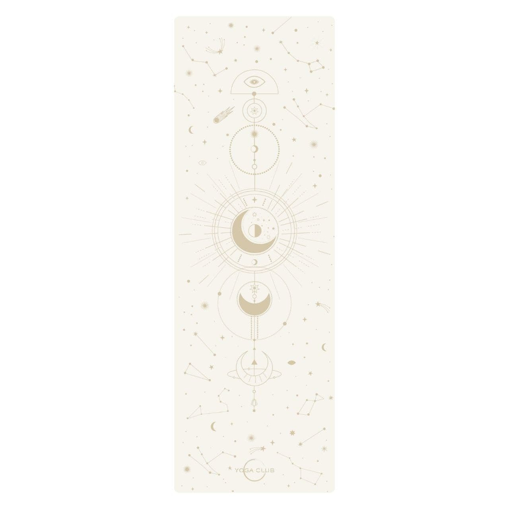 Каучуковый йога коврик Pro Munari White 185*68*0,45 см