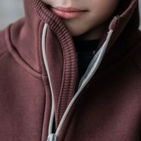 Комбинезон с капюшоном и боковыми карманами "Шоколад" утепленный