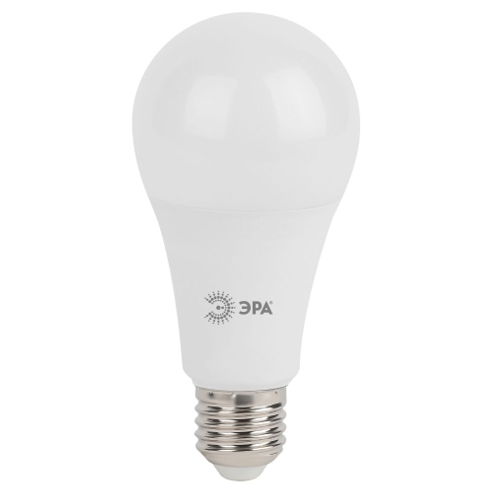Лампа светодиодная ЭРА STD LED A65-25W-840-E27 25Вт груша нейтральный белый свет Е27 | Лампы cветодиодные Груша (A)