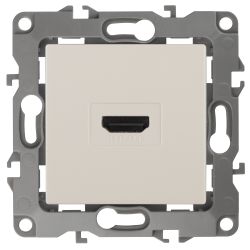 Розетка ЭРА Серия 12 12-3114-02 HDMI IP20 слоновая кость | Эра 12