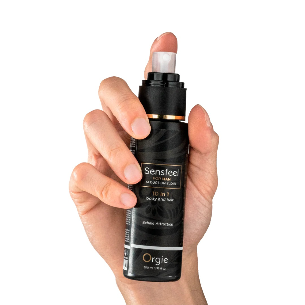 Мужской лосьон для тела и волос с феромонами "SENSFEEL - SEDUCTION ELIXIR 10 IN 1 for Man", Orgie (100 мл)